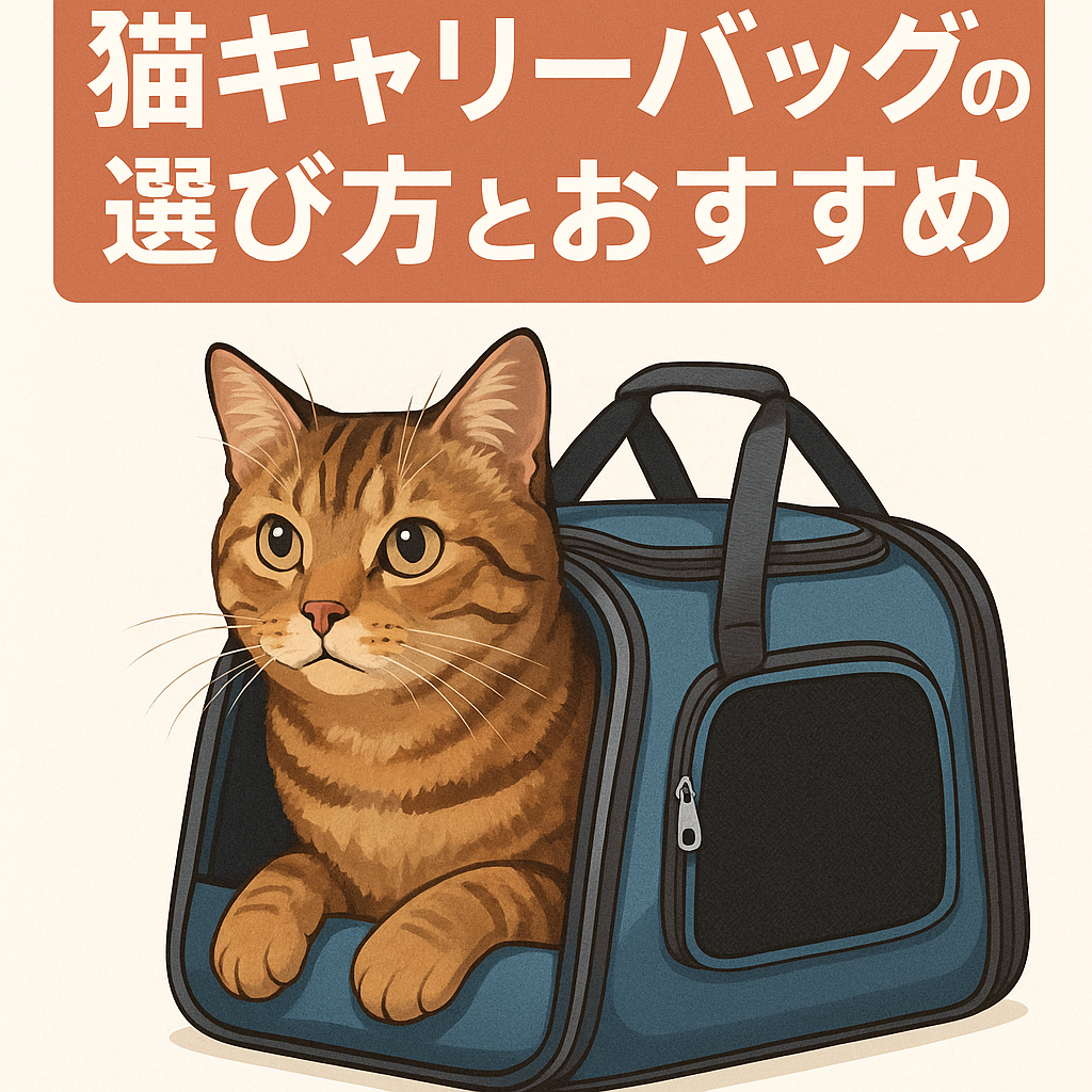 猫用キャリーバッグの選び方とおすすめ【2025年版】